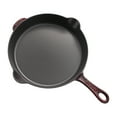thumbnail image 4 of Staub Cast Iron 11-inch Traditional Skillet - Grenadine, 4 of 7