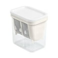 thumbnail image 1 of Greek Yogurt Strainer with Mesh Bag - 1 Quart Whey Separator for Homemade Yogurt, Cheese & Nut Milk - Transparent Container with Measurement Markings - Easy Clean Stainless Steel Filter Akmoler, 1 of 9