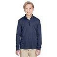 thumbnail image 1 of Youth Zone Sonic Heather Performance Quarter-Zip - SP DRK NVY HTH - L, 1 of 3