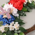 thumbnail image 5 of Patriotic Wreath - Summer Wreath for Front Door Outside, Artificial Flowers Wreaths July 4th Independence Day Wreath, for Home Wall Decor Outside, 5 of 10