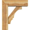 thumbnail image 3 of Ekena Millwork 8"W x 26"D x 30"H Balboa Block Rough Sawn Bracket w/ Offset Brace, Western Red Cedar, 3 of 25