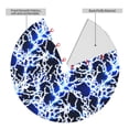 thumbnail image 2 of Yiaed Blue Lightning2 Print Christmas Tree Skirt , Tree SkirtsTree Mat for Christmas Winter Holiday Indoor Decorations-48", 2 of 7