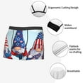 thumbnail image 3 of Kdxio Men's Boxer Briefs with Cute Gnomes in USA1 Print - Comfortable and Breathable Underwear for Everyday Wear, 3 of 5