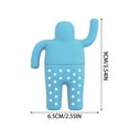 thumbnail image 3 of Dsscvnef Loose Tea Infuser Silicone Strainer Brewing Tool Cute Little Man Tea Diffuser for Teapot Durable Reusable Tea Filter Accessory, 3 of 6