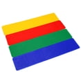 thumbnail image 1 of 4 Pcs Autocollant en PVC Antidérapant pour Marqueur de Ligne de Terrain de Tennis, Logo de Terrain de Basketball, Football, Badminton, Étiquette de Signal de Sol (Style de Ligne Rouge, Jaune, Bleu, Vert), 1 of 8