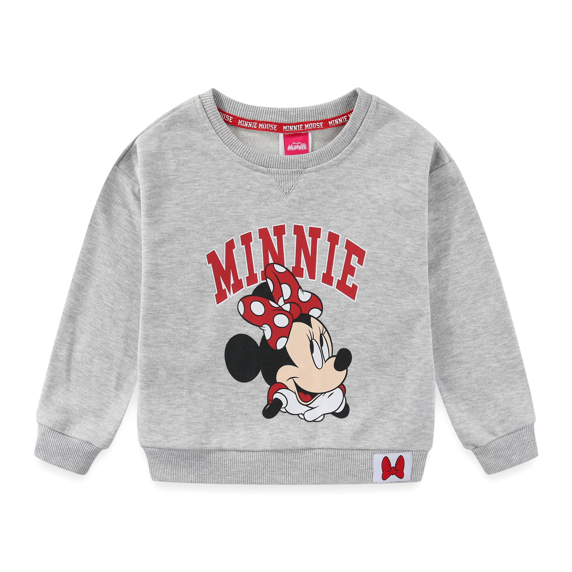 Disney Minnie Mouse French Terry Sweatshirt and Skort Skirt Set (Girls), 2 Piece Set, Sizes 2T-6