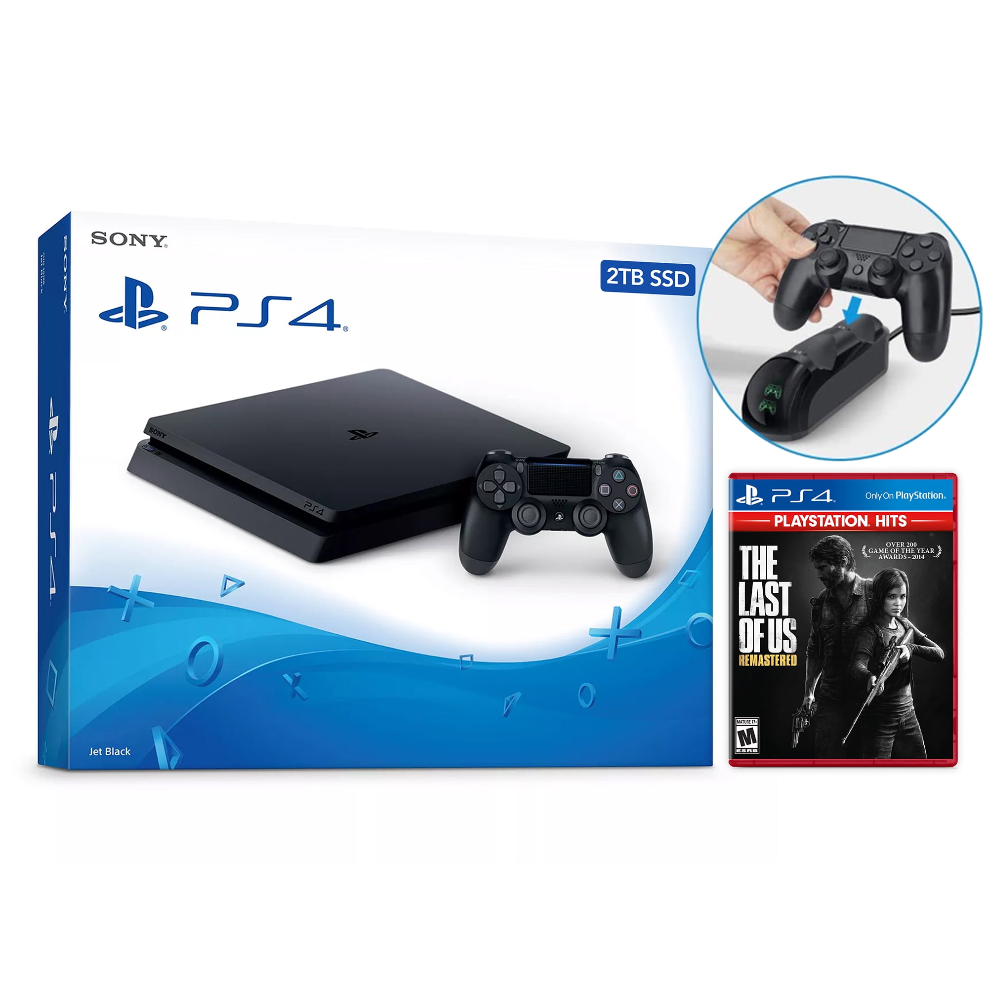 Sony PlayStation 4 Slim The Last of Us Remastered Bundle Upgrade 2TB