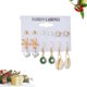 thumbnail image 1 of FOLOYORI 6 Pares Aretes Decorativos De Concha Marina Y De Mar Para Uso Diario, 1 of 8
