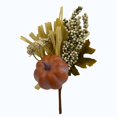 thumbnail image 2 of Rama Way to celebrate Harvest púa floral de calabaza café, 2 of 4