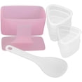 thumbnail image 1 of Sushi Making Mould 1 Set of Sushi Mold Kit Nonstick for Entertainers Assorted Color Layered Rice Balls Maker, 1 of 5