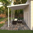 thumbnail image 5 of Four Seasons OLS TWV Series 14 ft wide x 8 ft deep Aluminum Patio Cover with 10lb Snowload & 3 Posts in White, 5 of 5