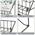 thumbnail image 3 of Queekay 6 Tier Wire Countertop Rack Black Comic Book Holders Wide Wire Magazine Rack Tabletop Display Stand For Table Top Book Brochure Literature Comic Greeting Card Shelf Holder Stand, 3 of 7