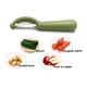thumbnail image 2 of Fiudx Pelador de Acero Inoxidable, Cuchillo Multifuncional para Caña de Azúcar, Mango Ergonómico, Hoja de Acero Martensítico Resistente, Cepillo para Melón, Fácil de Limpiar, Tamaño 17 X 3 Cm, 2 of 7