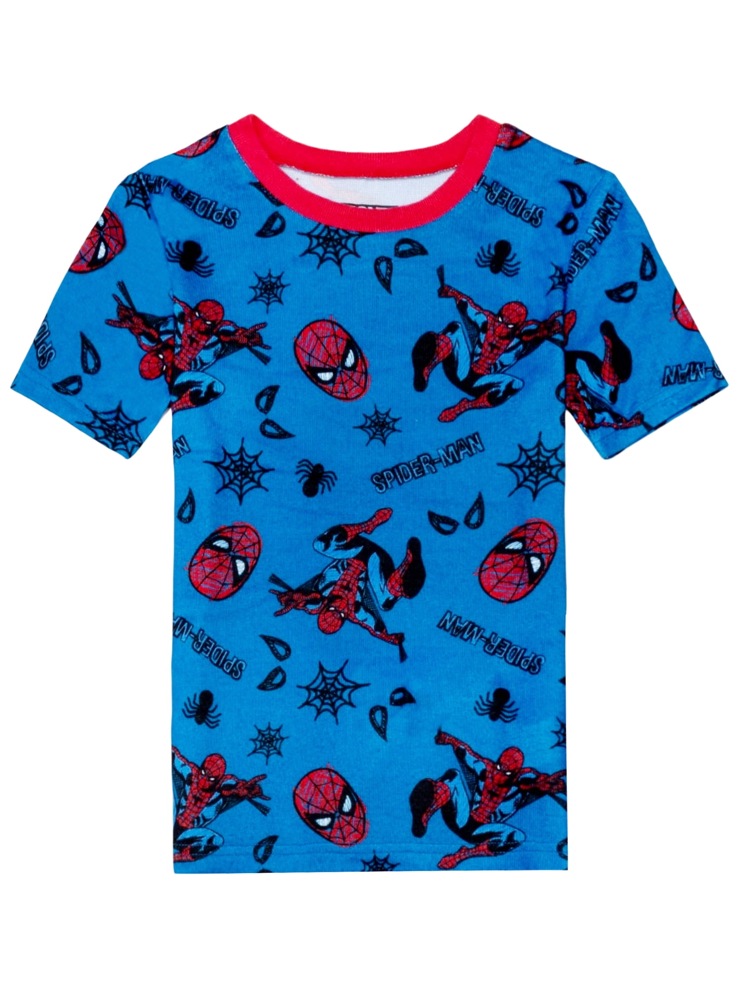 Kids Short Sleeve and Pant Snug Fit Pajama Set, 2-Piece, 4-10