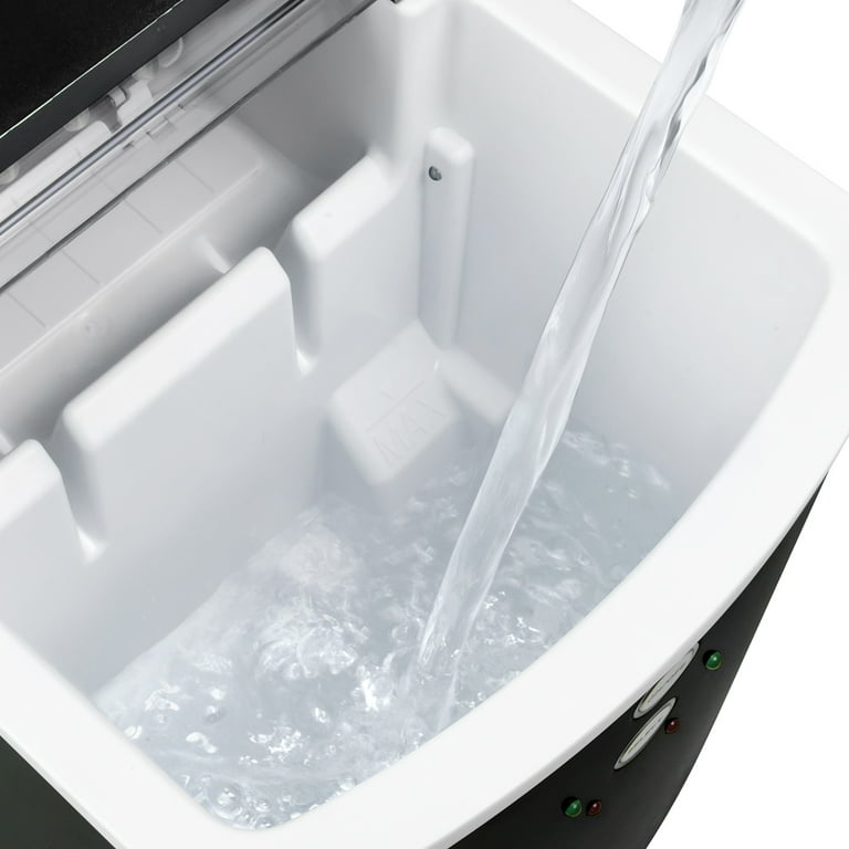 Igloo Electric Countertop Ice Maker Machine - Automatic and Portable - 33  Pounds in 24 Hours - Ice Cube Maker - Ice Scoop and Basket - Ideal for Iced