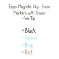 thumbnail image 4 of Expo Magnetic Dry Erase Markers, Fine Tip, 4 Count, 4 of 8