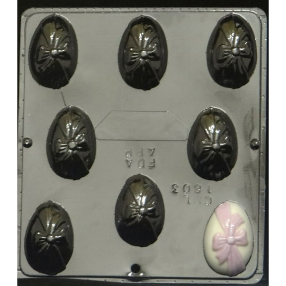 1803 Egg with Bow Chocolate Candy Mold