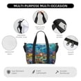 thumbnail image 5 of Zufioo Sea World Pattern Hand-held Travel Bag, Waterproof Adjustable Shoulder Strap Crossbody Duffel Bag, Suitable for Work, Short trips, Sports, 5 of 8
