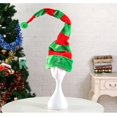 thumbnail image 4 of xiaxaixu Christmas Unisex Clown Cap, Stripe Pattern Elf Hat Costume Props, 4 of 4