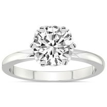 IGI Certified 5 Carat Round Shape Lab Grown Diamond Engagement Ring | 14K White Gold | Malissa Solitaire Diamond Ring | FG-VS1-VS2 Quality Friendly Diamonds