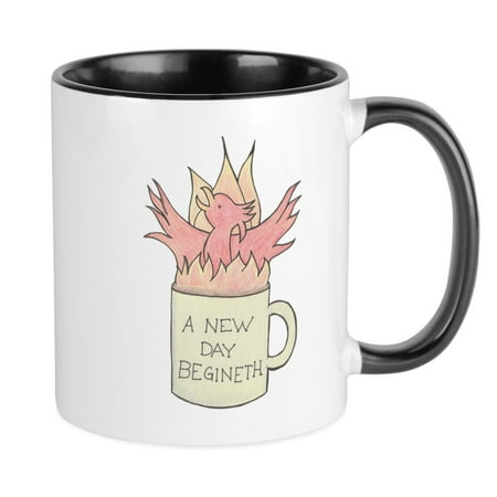 

CafePress - Phoenix Rises From Coffee Mug - Ceramic Coffee Tea Novelty Mug Cup 11 oz