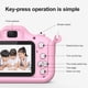 thumbnail image 3 of Cámara para niños HD Lente dual Cámara linda Juguetes educativos (Rosa) Ndcxsfigh Para estrenar, 3 of 8