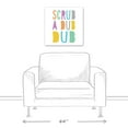 thumbnail image 3 of Creative Products Scrub A Dub Dub Blue 20x20 Canvas Wall Art, 3 of 5
