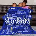 thumbnail image 4 of Custom Blanket with Name Personalized Blankets for Kids Adult Boys Girls Flannel Monogrammed Customized Blankets Throw (40''''x50''''), 4 of 5