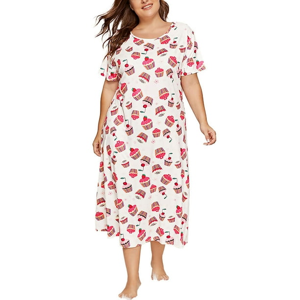 button up sleep gown