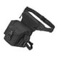 thumbnail image 3 of Soidarity Bolso de hombro tipo bandolera, impermeable, bolsa de pierna caída, bolsa de utilidad para pierna, senderismo al aire libre, fotografía, cierre Mochilas de mochilero negro Soidarity OD000086-01B, 3 of 6