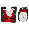 thumbnail image 1 of Adornos navideños, juego de baño, funda para el inodoro, accesorios de baño, alfombras navideñas, 1 of 2