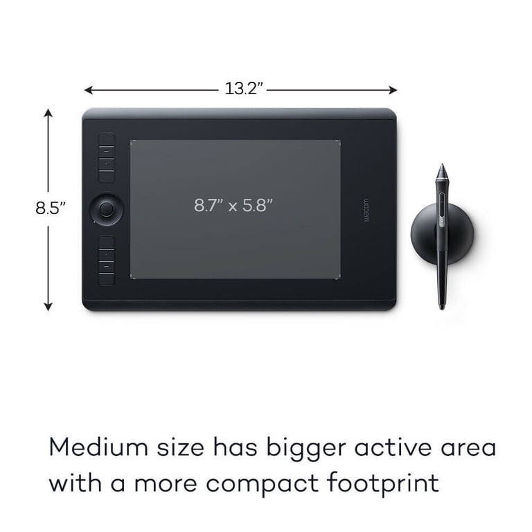 Wacom Intuos Pro Medium Digital Graphic Drawing Tablet