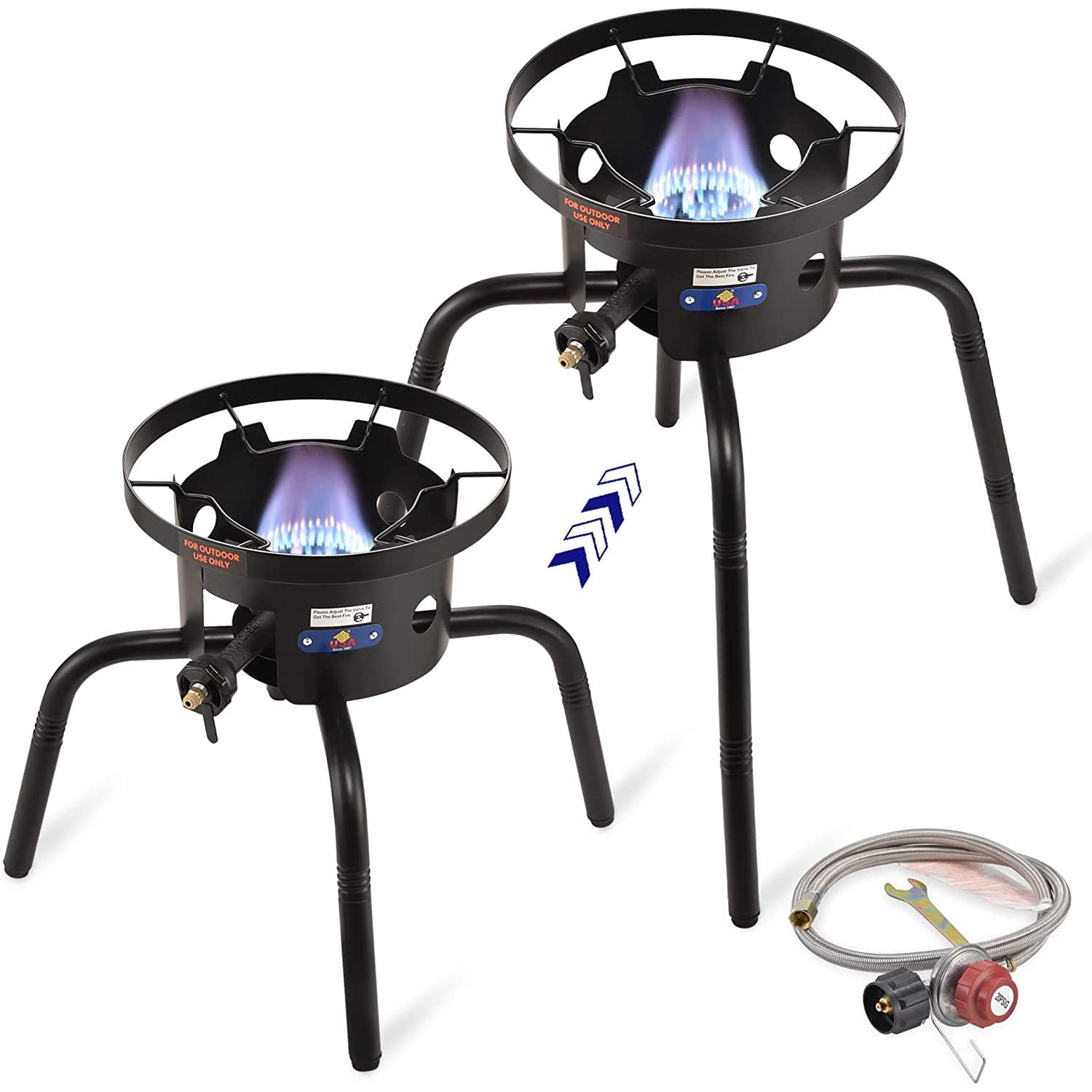 ARC Propane Burners For Outdoor, Wok Burner Single Propane Burner With