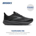 thumbnail image 2 of Zapatillas para correr y caminar Brooks Revel 8 para hombre Primer Negro 10.5, 2 of 6
