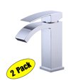 KES Single Handle Waterfall Bathroom Vanity Sink Faucet with Extra