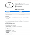 thumbnail image 2 of Exhaust Temperature Sensor - Compatible with 2012 - 2013 Peterbilt 386, 2 of 2