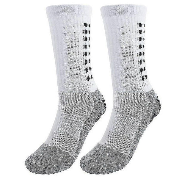 Calcetines deportivos antideslizantes para hombre con diseño grueso y transpirable y absorción de impactos.
