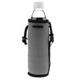 thumbnail image 2 of Neoprene Water Bottle Carrier 500ml Water Drink Sleeve Tote Bag Pouch Holder Gray, 2 of 8