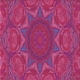 thumbnail image 1 of Ahgly Company Machine Washable Indoor Square Transitional Neon Pink Area Rugs, 7' Square, 1 of 7