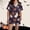 Purple, variant on Purple Women's Skull Print 2 Piece Pajama Set Satin Ghost Pumpkin Print 2026 Matching Lounge Funny Cute Fall Short Sleeve Satin Silk S