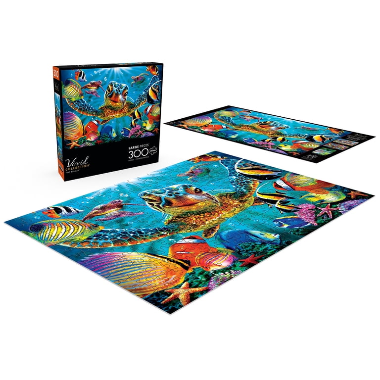 Buffalo Games Coral Reef Sea 300-Piece Interlocking Jigsaw Puzzle