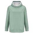 thumbnail image 6 of Bovemsi Sweatshirt for Women Retro Fashion Print Loose Large Sized Casual Long Sleeved Hoodie Comfort Hoodie, 6 of 9