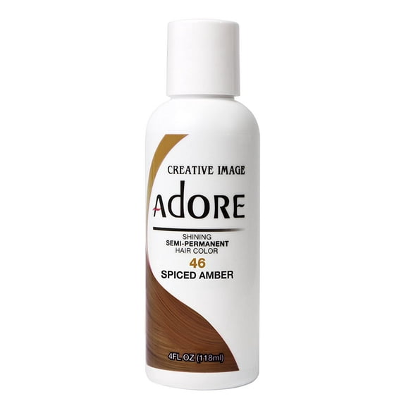 Adore Semi-Permanent Hair Color #046 Spiced Amber, 4 oz, 6 Pack