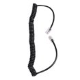 thumbnail image 1 of RJ45 Connects RJ45 8 Pin Mic Cable, ABS Stain Resistant RJ45 Cable For Icom, Outdoor For Walkie Talkie, 1 of 8