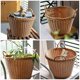 thumbnail image 1 of OULII Canasta De Almacenamiento Para Ropa Con Tejido De Rattan Simulado Y Asa Color Café, 1 of 6