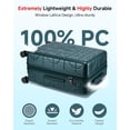 thumbnail image 4 of Somago Expandable 28 Inch Suitcase Luggage with Spring Shock-Absorption Brake Wheels Lightweight PC Suitcases with Cup Holder TSA Lock, 4 of 8