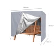thumbnail image 3 of SuoKom Housse de Chaise Trapèze Tripartite Extérieure Anti-Saleté Housse de Trapèze pour Porche Protection de Meubles d'Extérieur, 3 of 6