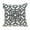 Gray & White Lattice, variant on White and Gray Lattice Velvet Throw Pillow
