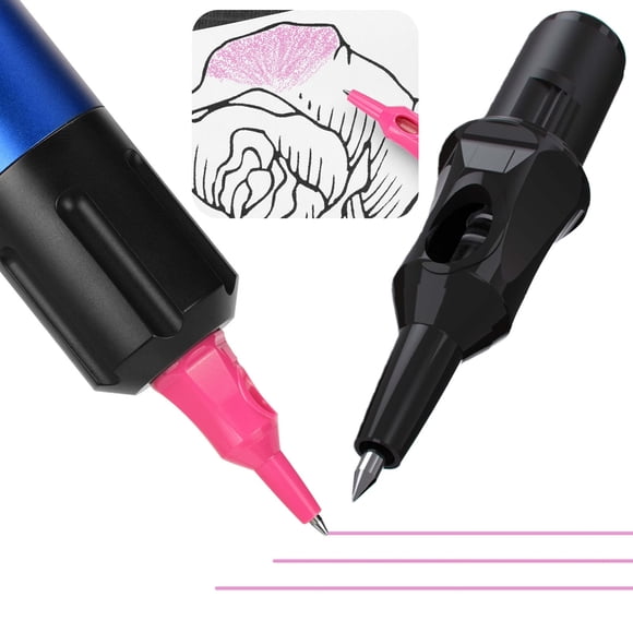 20PCS Elastic Pressure Secant, Dedicated To The Pen Feels Smooth And The Lines Are More Accurate And Stable, 20 Pcs Tattoo Needle Cartridges, Elastic Membrane Tattoo Needles