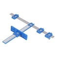 thumbnail image 3 of Guía de perforación ajustable portátil para gabinetes, plantilla para herrajes, localizador de perforaciones para manijas de puertas y cajones, 3 of 12